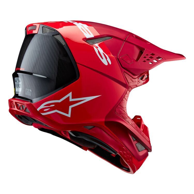 Alpinestars Supertech M10 Flood MX Helmet - Red Fluo/Red - Medium