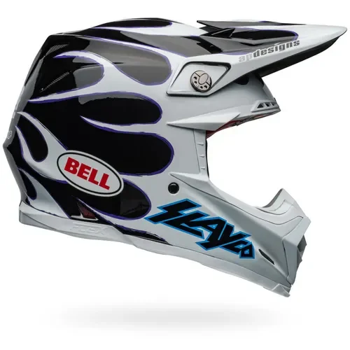 Bell Moto-9S Flex Slayco 24 Helmet - Gloss White/Black