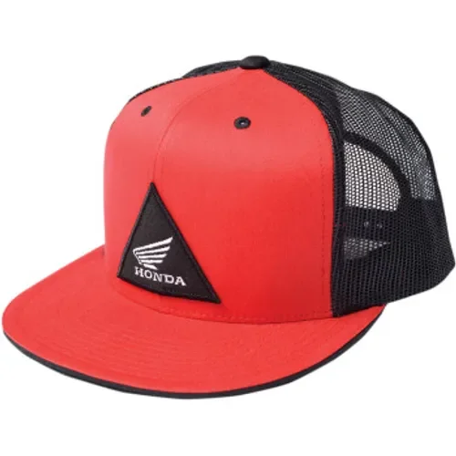 Factory Effex Honda Tri Snapback Hat - Red/Black
