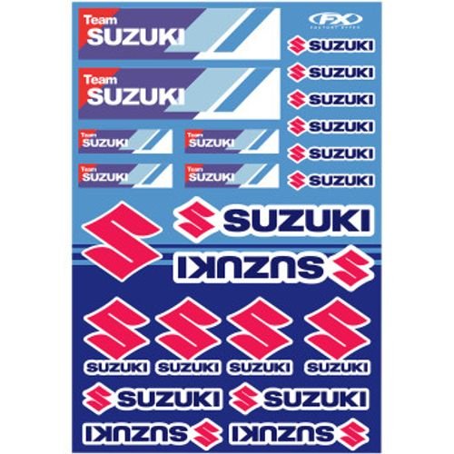 Factory Effex Sticker Sheet - Suzuki Racing