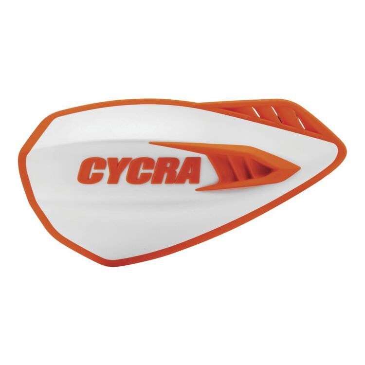 Cycra Cyclone Handguards - White/Orange