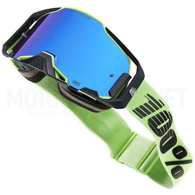 100% Armega MX Goggles - Uruma w/ Hiper Blue Lens