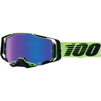 100% Armega MX Goggles - Uruma w/ Hiper Blue Lens