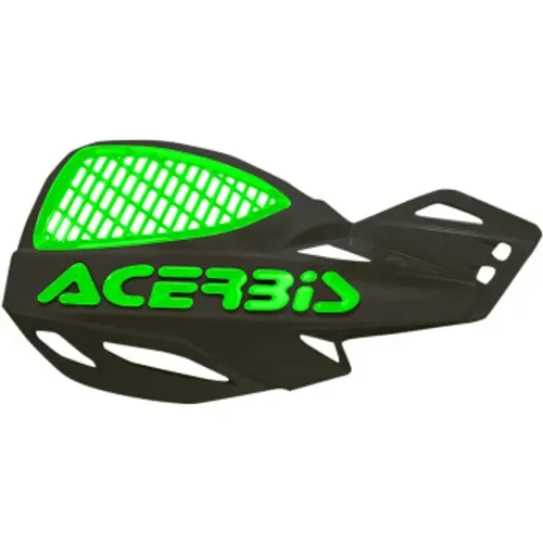 Acerbis Vented Uniko Handguards - Black/Green