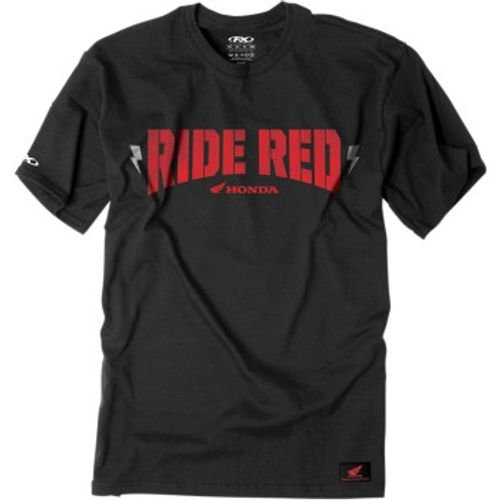 Factory Effex Honda Ride Red Bolt T-Shirt - Black