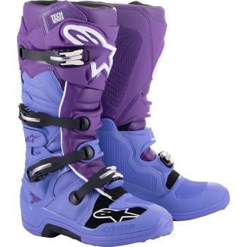 Alpinestars Tech 7 MX Boots - Purple/White - Size 9