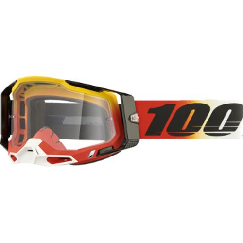 100% Racecraft 2 Goggles - Ogusto w/ Clear Lens