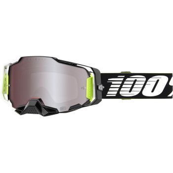 100% Armega RACR Goggles w/ HiPer Silver Mirror Lens