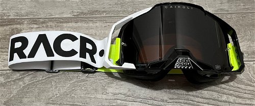 100% Armega RACR Goggles w/ HiPer Silver Mirror Lens