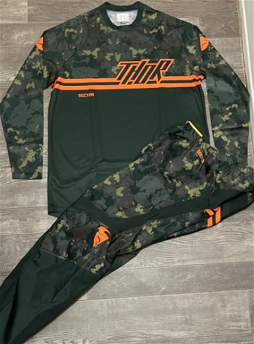 Thor Youth Sector Digi Camo Gear Combo - Forest Green/Camo