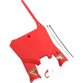 Cycra Stadium Front Number Plate - Red / 22 CRF250R/CRF450R