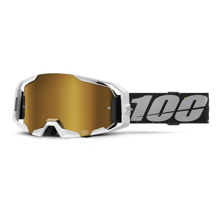 100% ARmatic MX Goggles - Rapid Racer w/ Gold Mirror Lens