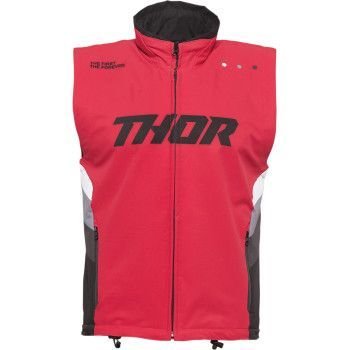 Thor Warm Up Vest - Red/Black