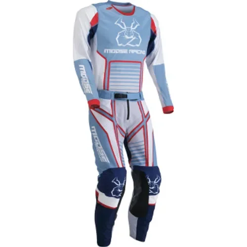 2024 Moose Racing Agroid Gear Combo - Gray/Blue