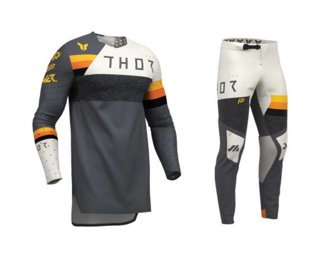 Thor Sportmode League Gear Combo - Charcoal Vintage