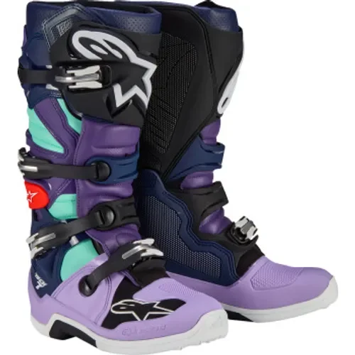 Alpinestars Limited Edition Imperial Tech 7 Boots - Purple/Blue/Black