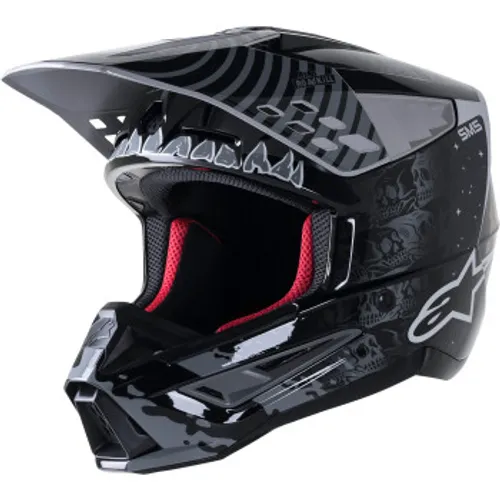 Alpinestars SM-5 Solar Flare Helmet - Black/Gray - Large