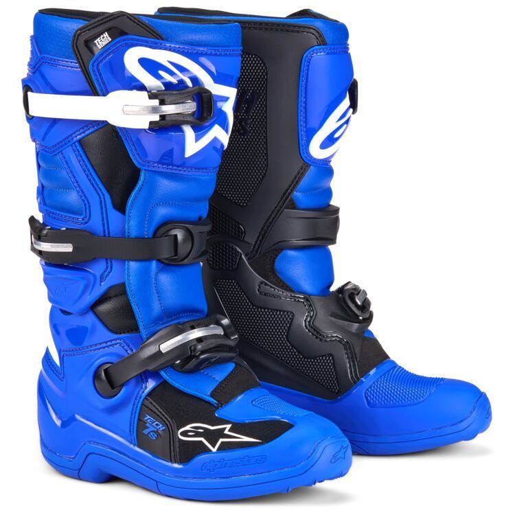 Alpinestars Tech 7s Youth Boots - Blue/Black/White - Size 3