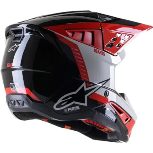 SALE! Alpinestars SM-5 Beam Helmet - Black/Gray/Red