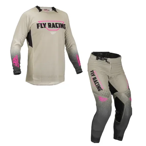 Fly Racing Evolution DST Gear Combo - Ivory/Black