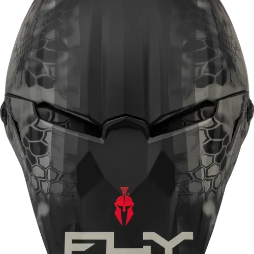 Fly Racing Kinetic Kryptek Helmet - Matte Moss Grey/Black