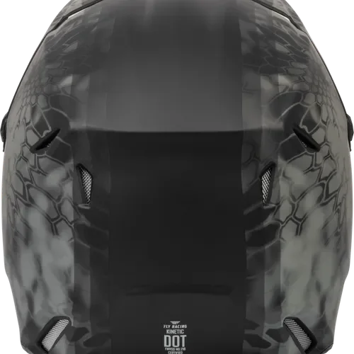 Fly Racing Kinetic Kryptek Helmet - Matte Moss Grey/Black
