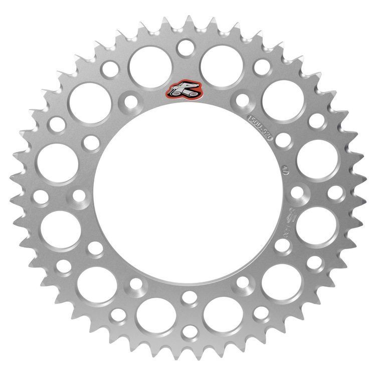 Renthal 53T Aluminum Rear Sprocket - Silver / 1984-2007 Honda CR125R/CR250R