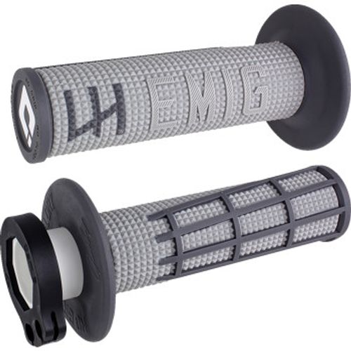 NEW! ODI V2 Emig 2.0 Lock-On Grips - Gray/Graphite