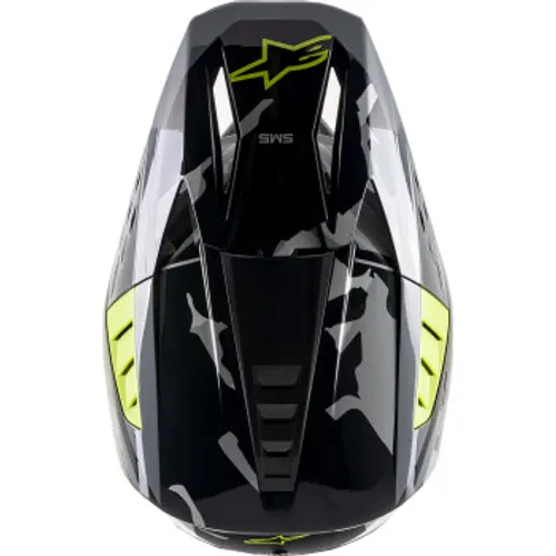 Alpinestars SM-5 Rover MX Helmet - Gray/Yellow - Medium