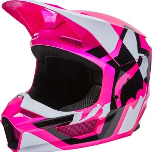 Fox V1 Lux MX Helmet - Pink / Small