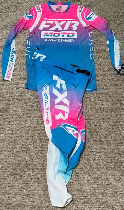 FXR Revo Comp MX Jersey Pants Cotton Candy Medium 34