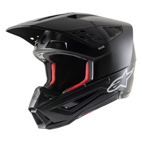 NEW! Alpinestars SM5 Solid MX Helmet - Matte Black