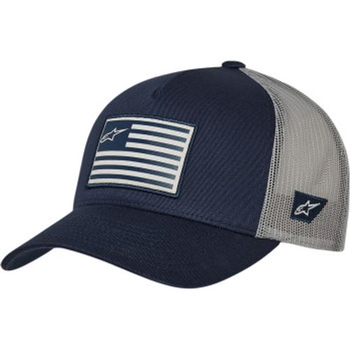 Alpinestars Flag Snapback Hat - Navy/Gray