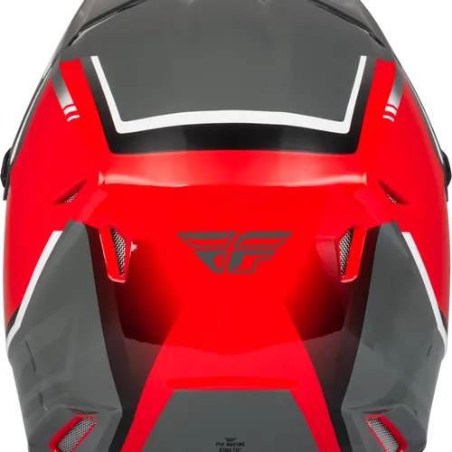 Fly Racing Kinetic Vision Helmet - Red/Grey