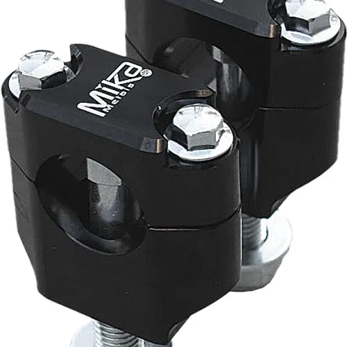 Mika Metals 1-1/8" Rubber Mounted Bar Clamps - Black