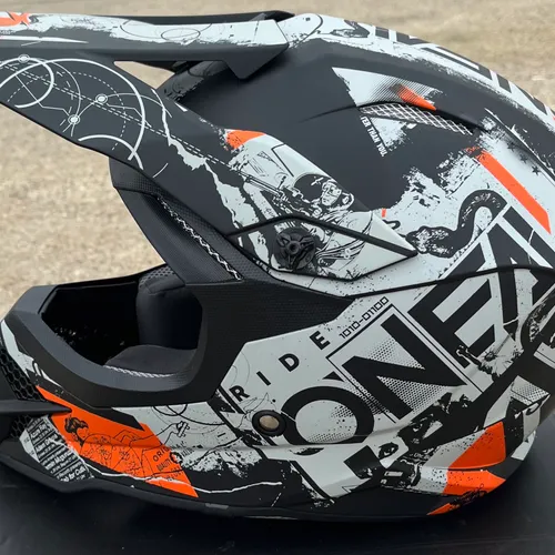 Oneal 3 Series Scarz Helmets - Black/Orange - Large