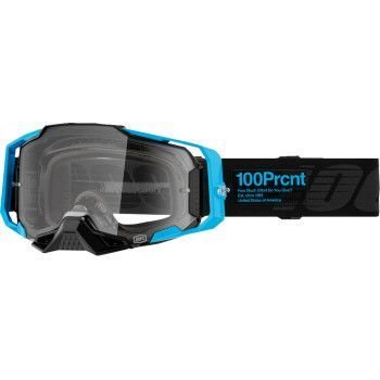 100% Armega Mx Goggles - Barely 2 w/ Clear Lens