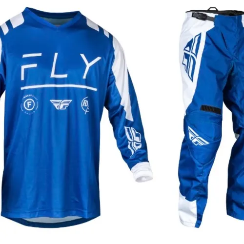 2024 Fly Racing F-16 Gear Combo - Blue/White