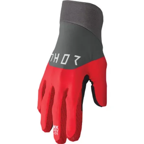 Thor Agile Rival MX Gloves - Red/Charcoal