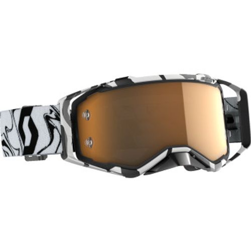 Scott Prospect Amplifier Goggles - Marble Black/White w/ Gold Chrome Lens