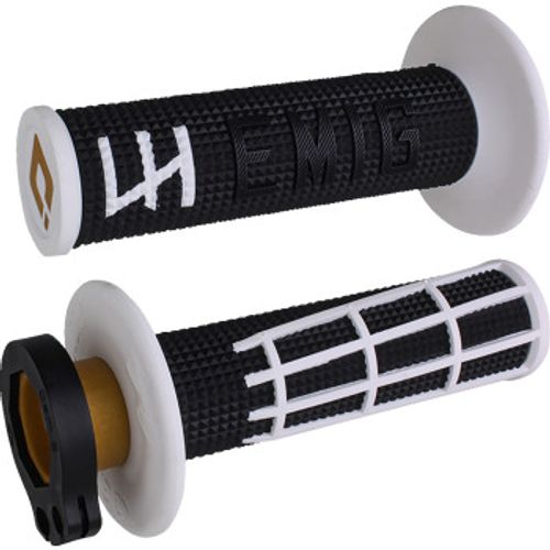 NEW! ODI V2 Emig 2.0 Lock-On Grips - Black/White