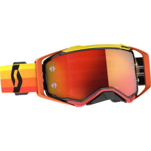 Scott Prospect Goggles - Orange/Yellow w/ Orange Chrome Lens