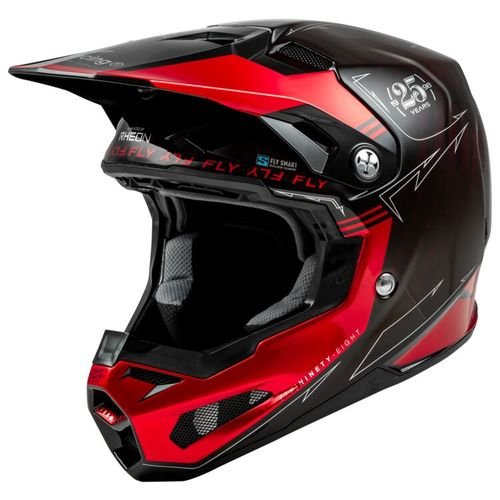 Fly Formula S Carbon Legacy Helmet - Red Carbon/Black