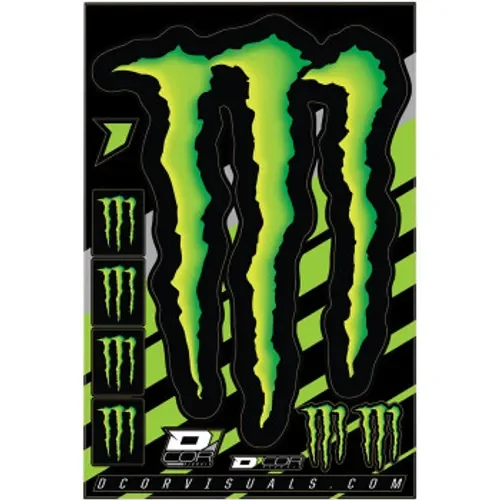 D'Cor Monster Energy Claw Decal Sheet