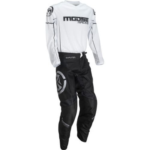 Moose Racing Qualifier Gear Combo - Black/White