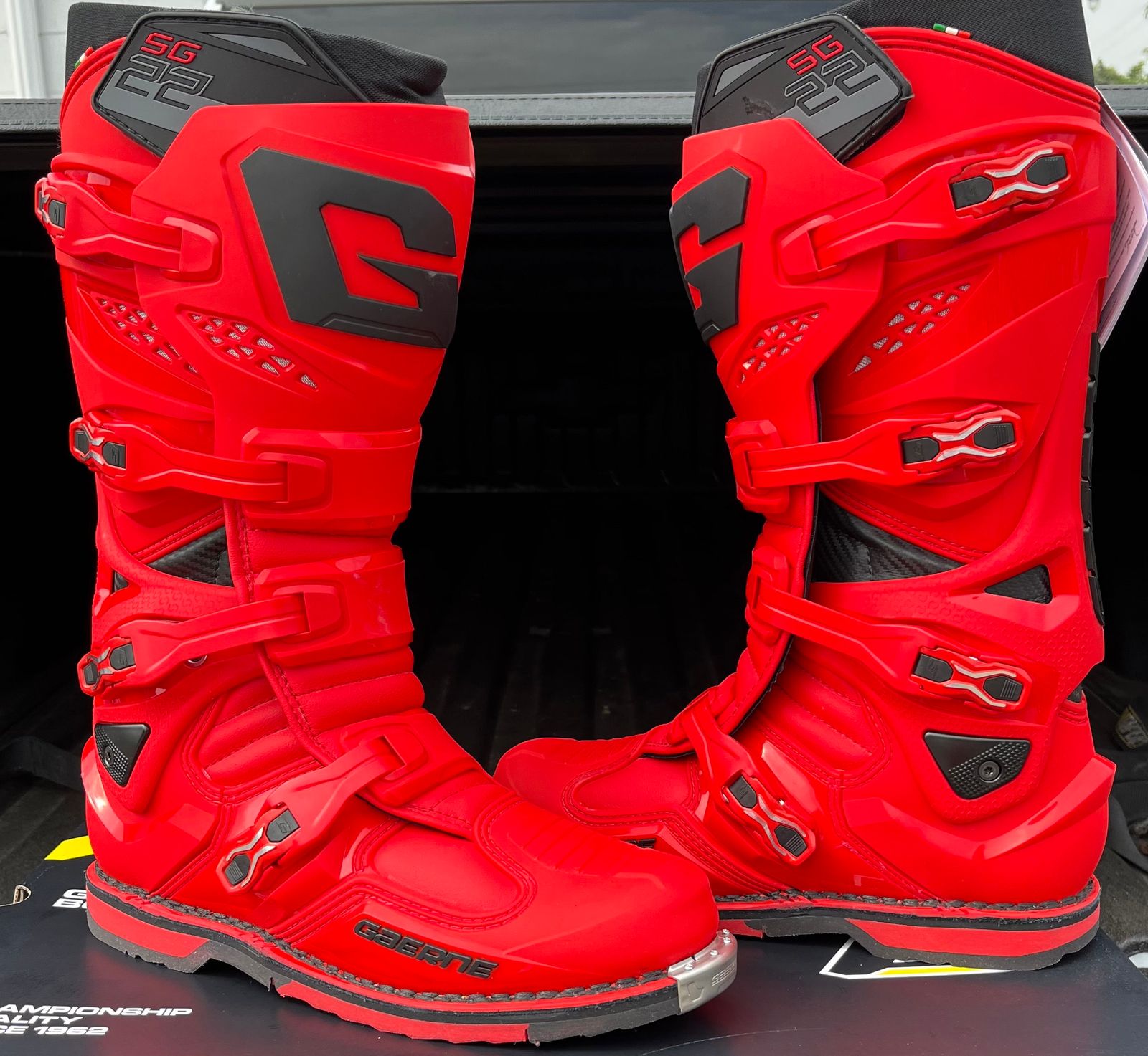 NEW! Gaerne SG-22 Boots - Red - Size 11