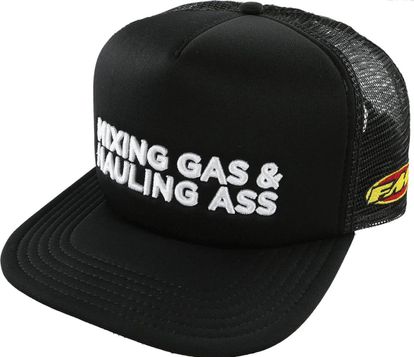 FMF Mixing Gas & Hauling Ass Hat - Black
