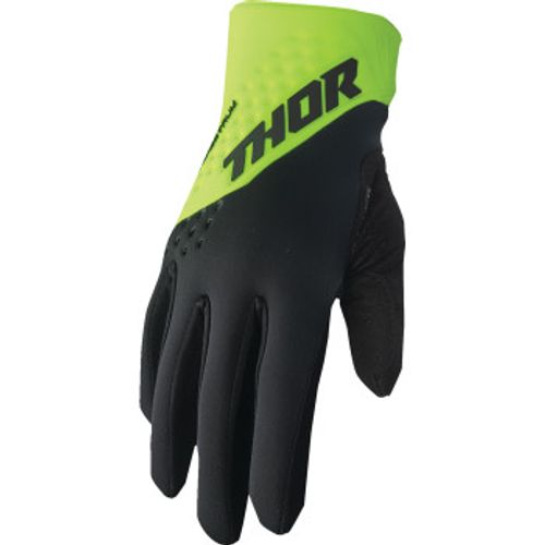 Thor Spectrum Cold Weather MX Gloves - Black/Acid