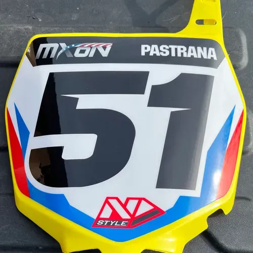 Travis Pastrana #51 MXON Replica Front Number Plate