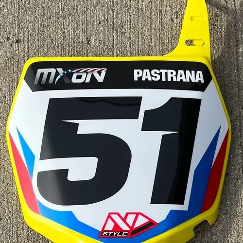 Travis Pastrana #51 MXON Replica Front Number Plate